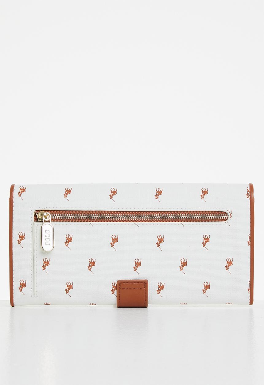 POLO - Iconic Clutch Purse - White