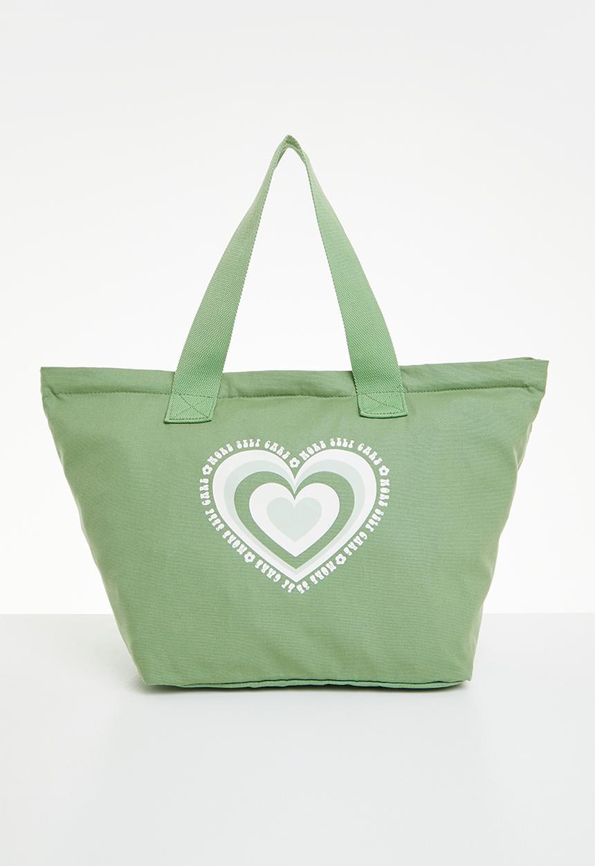 Rubi - Canvas tote bag - green