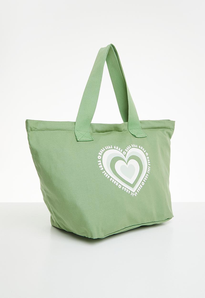 Rubi - Canvas tote bag - green