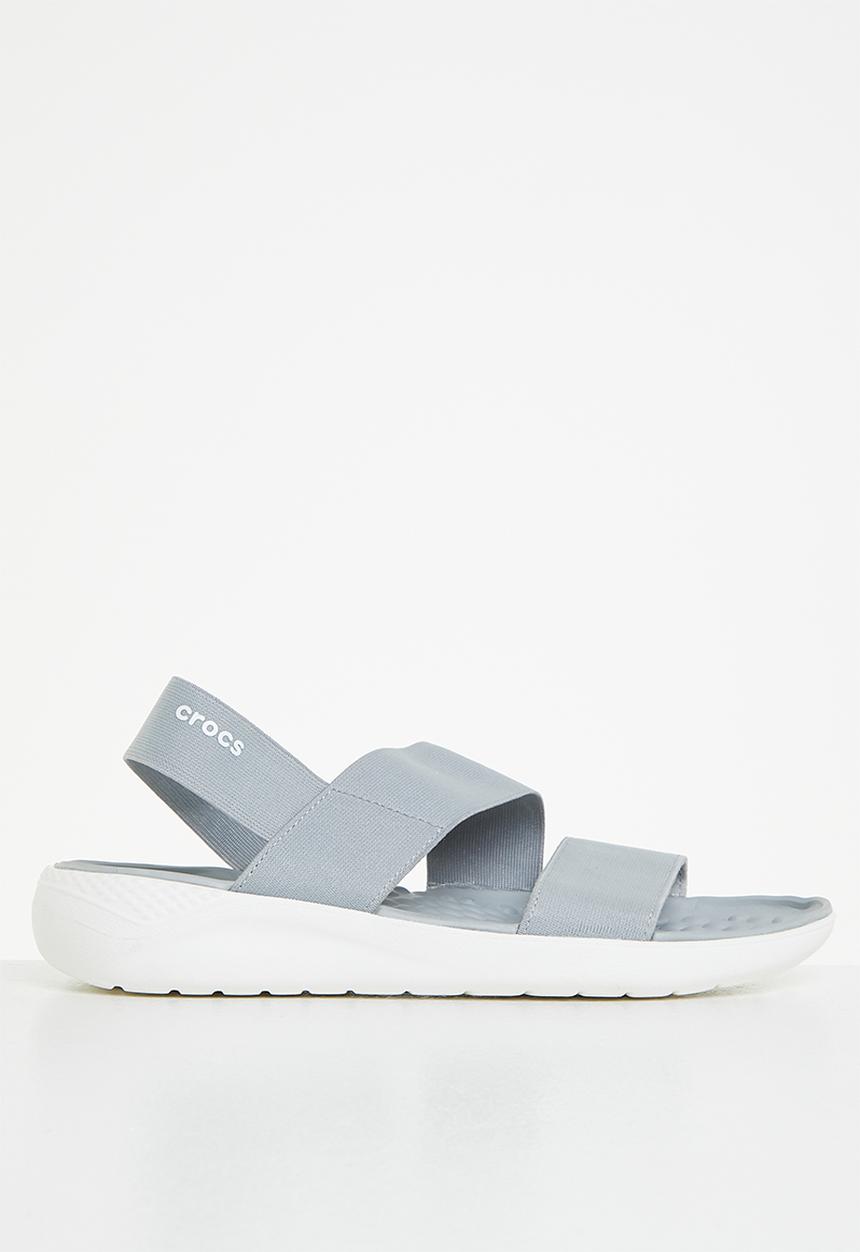 Crocs - Literide stretch sandal  - light grey