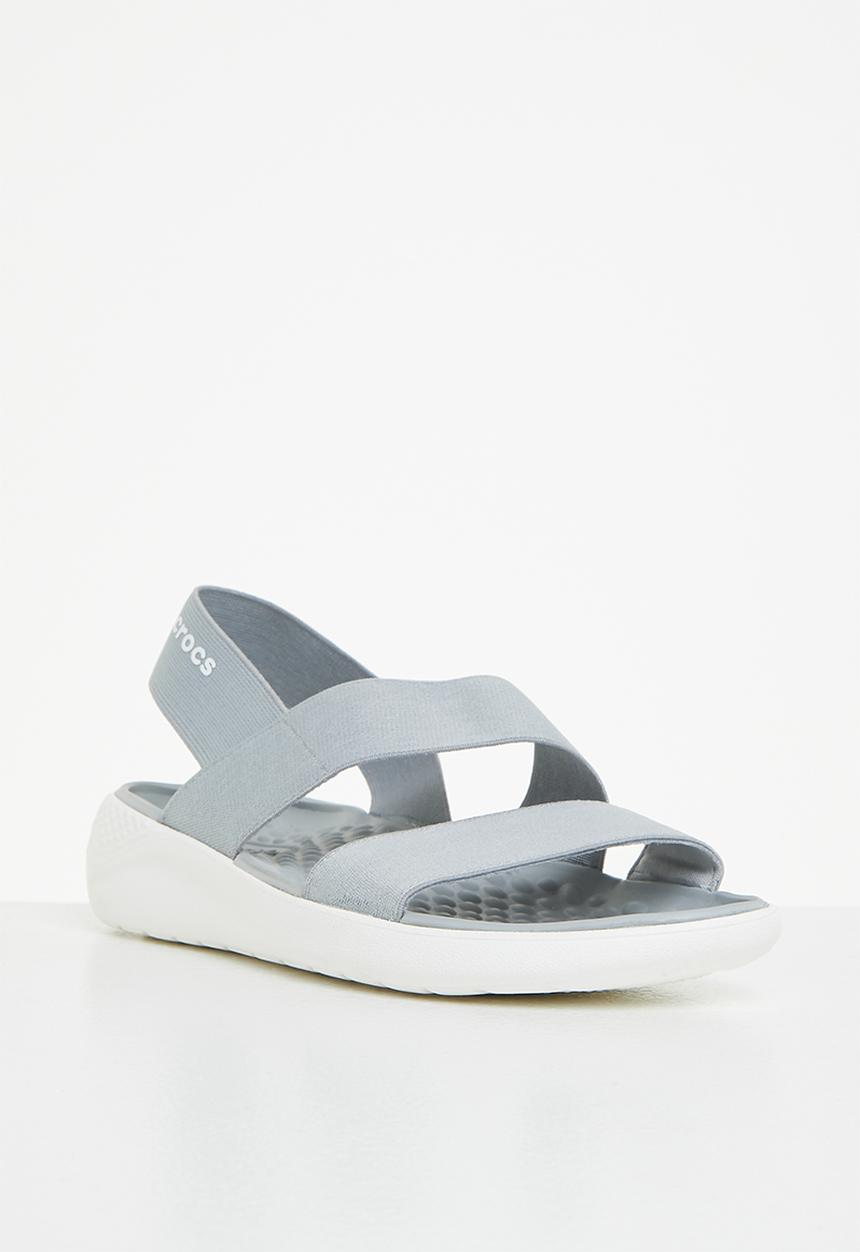 Crocs - Literide stretch sandal  - light grey