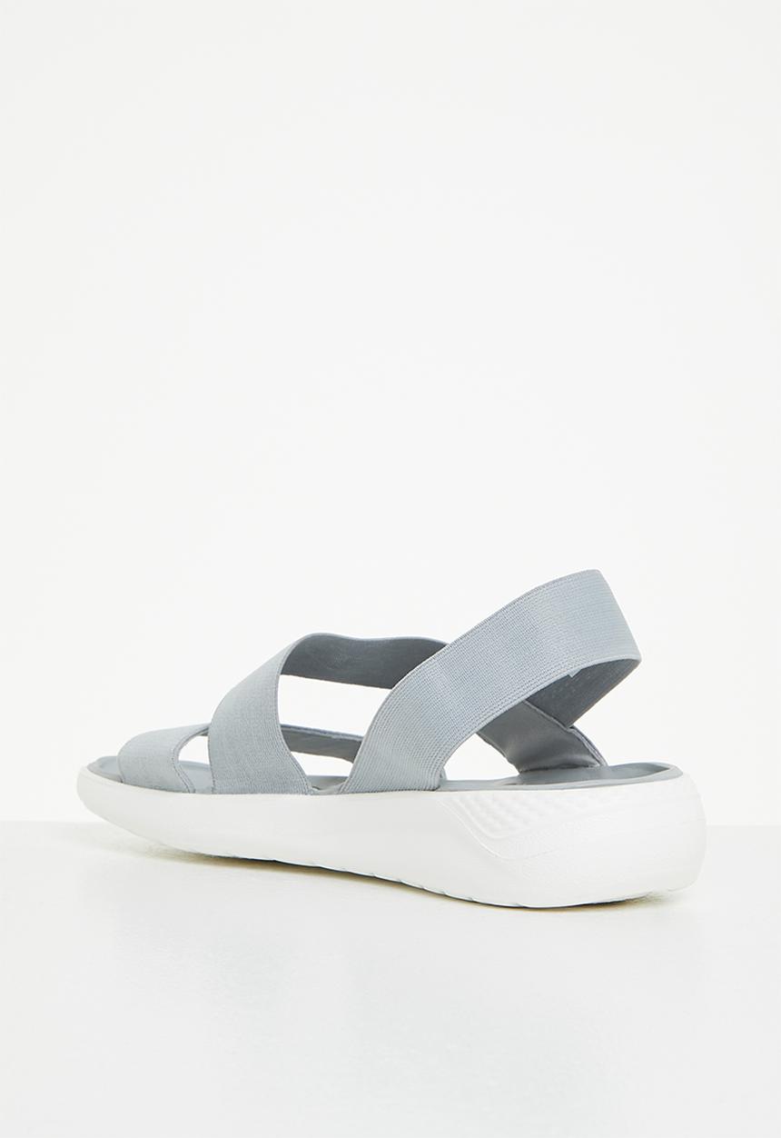 Crocs - Literide stretch sandal  - light grey