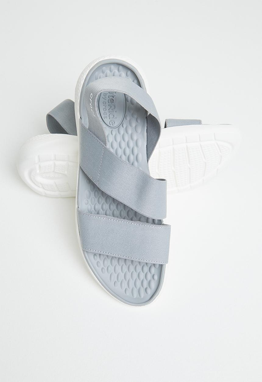 Crocs - Literide stretch sandal  - light grey