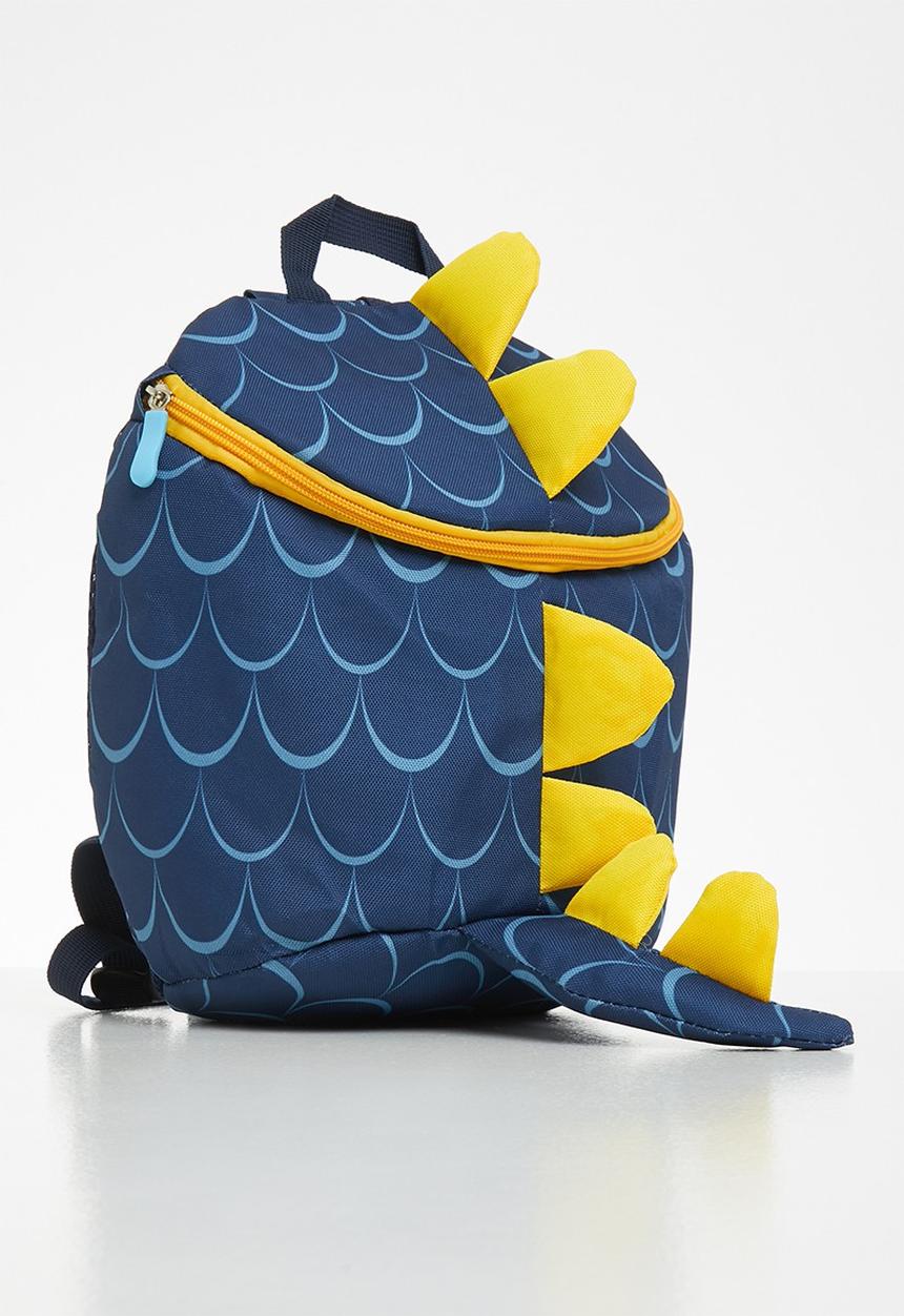 Pop Candy - Boys dino bag - blue & yellow