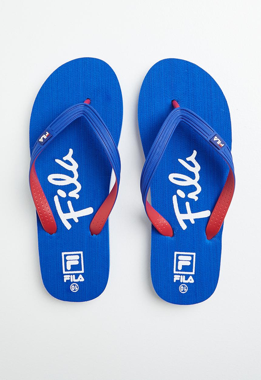 FILA - Surf thong  - royal blue/chinese red/white