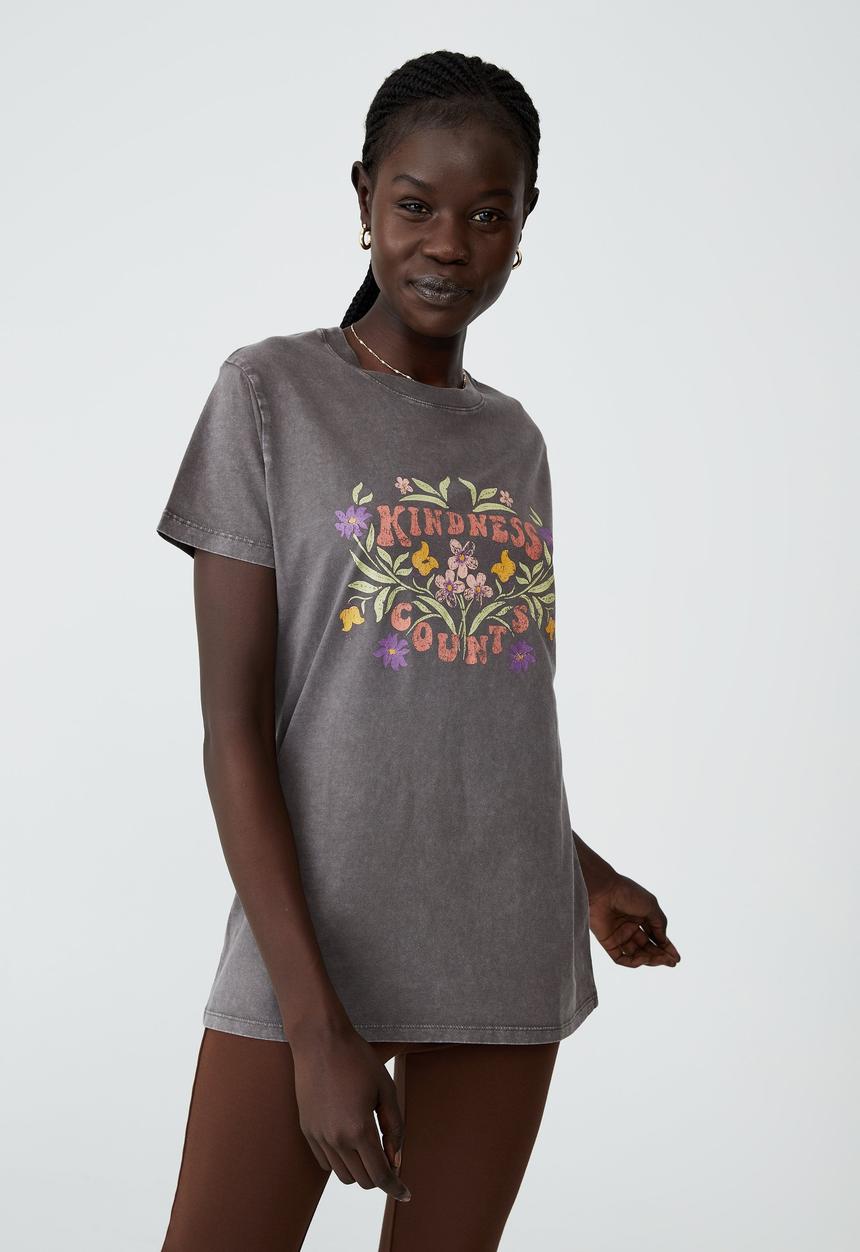 Cotton On - Classic arts T-shirt - slate grey