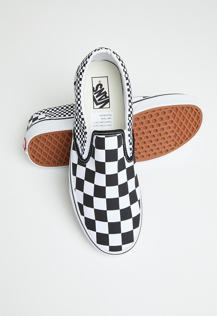 Vans - Classic slip-on - (checker) black & white