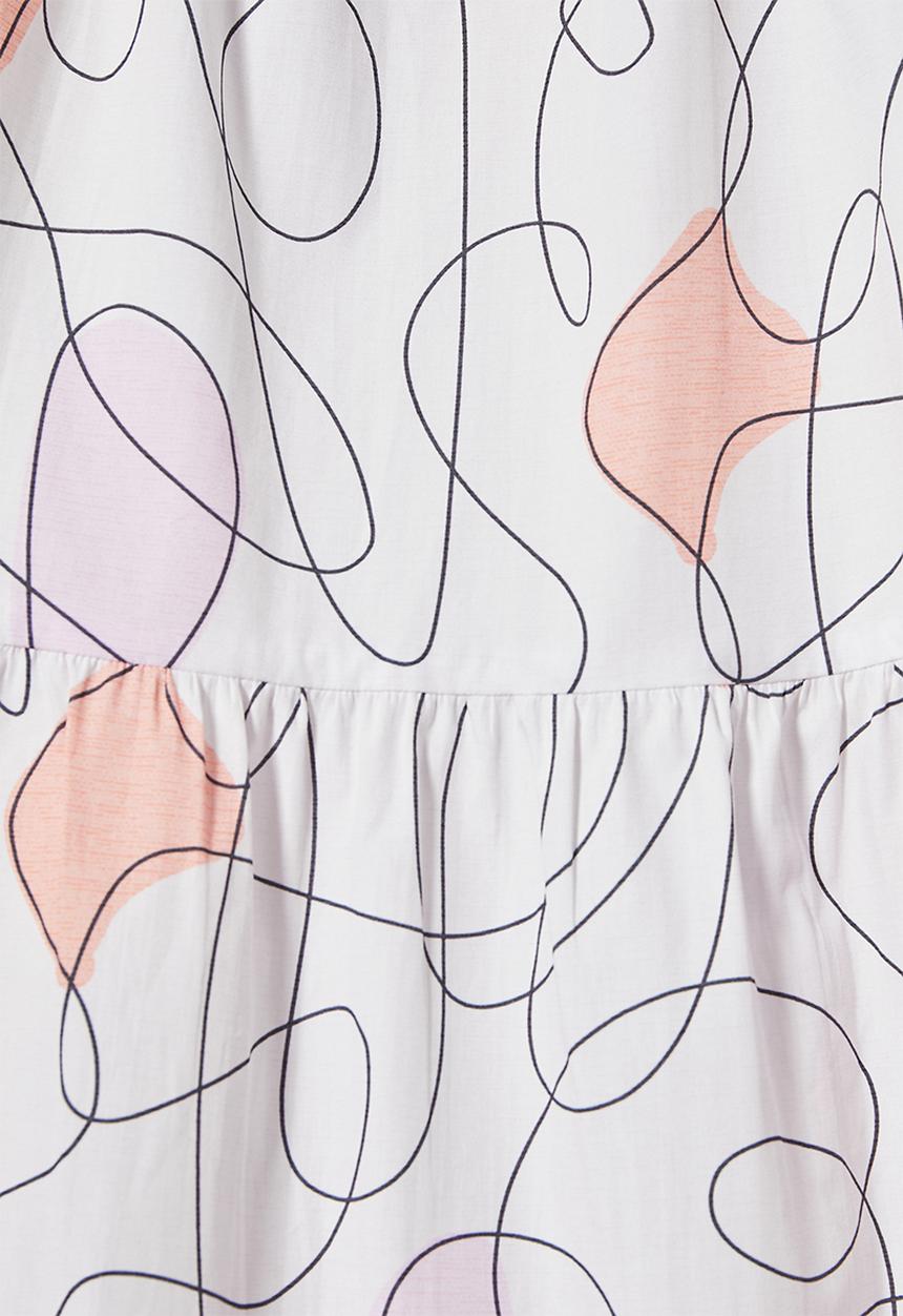 Superbalist - Open back midi dress - white 