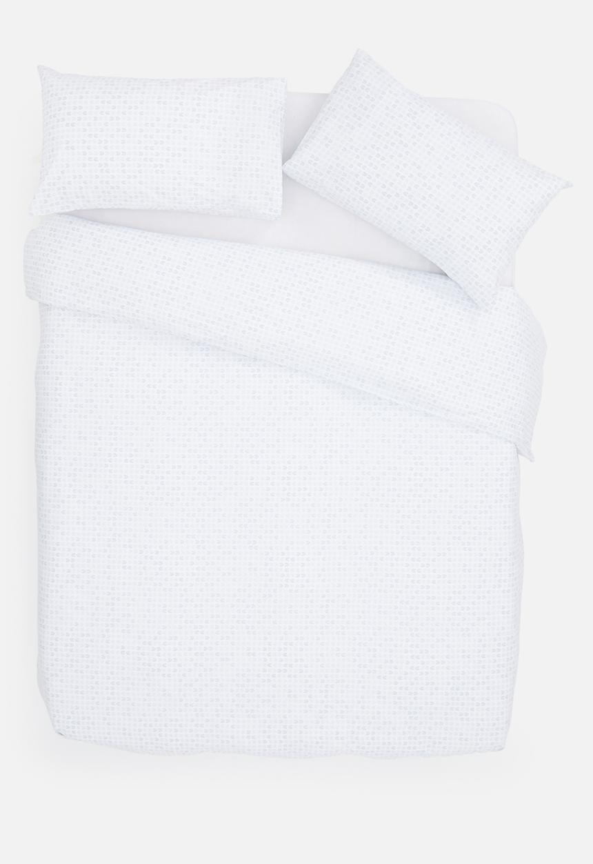 Sixth Floor - Eliza printed cotton duvet set - duck egg