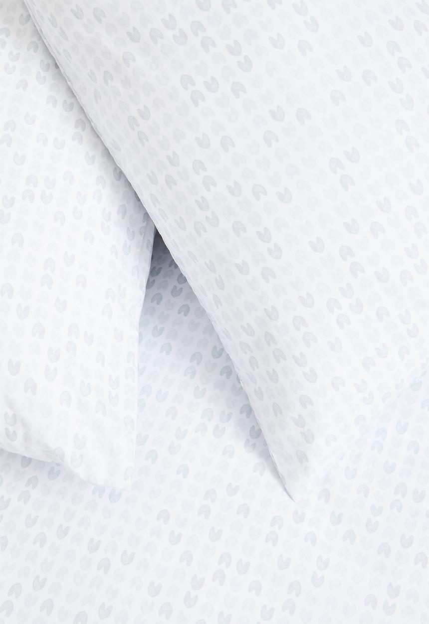 Sixth Floor - Eliza printed cotton duvet set - duck egg
