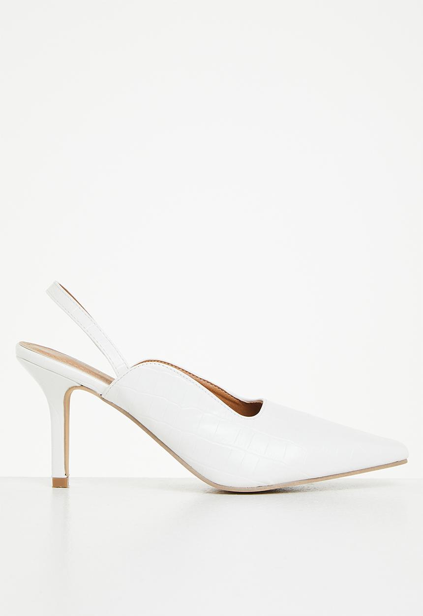 edit - Louise closed stiletto - white