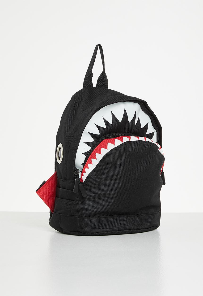 Pop Candy - Boys shark bag - black