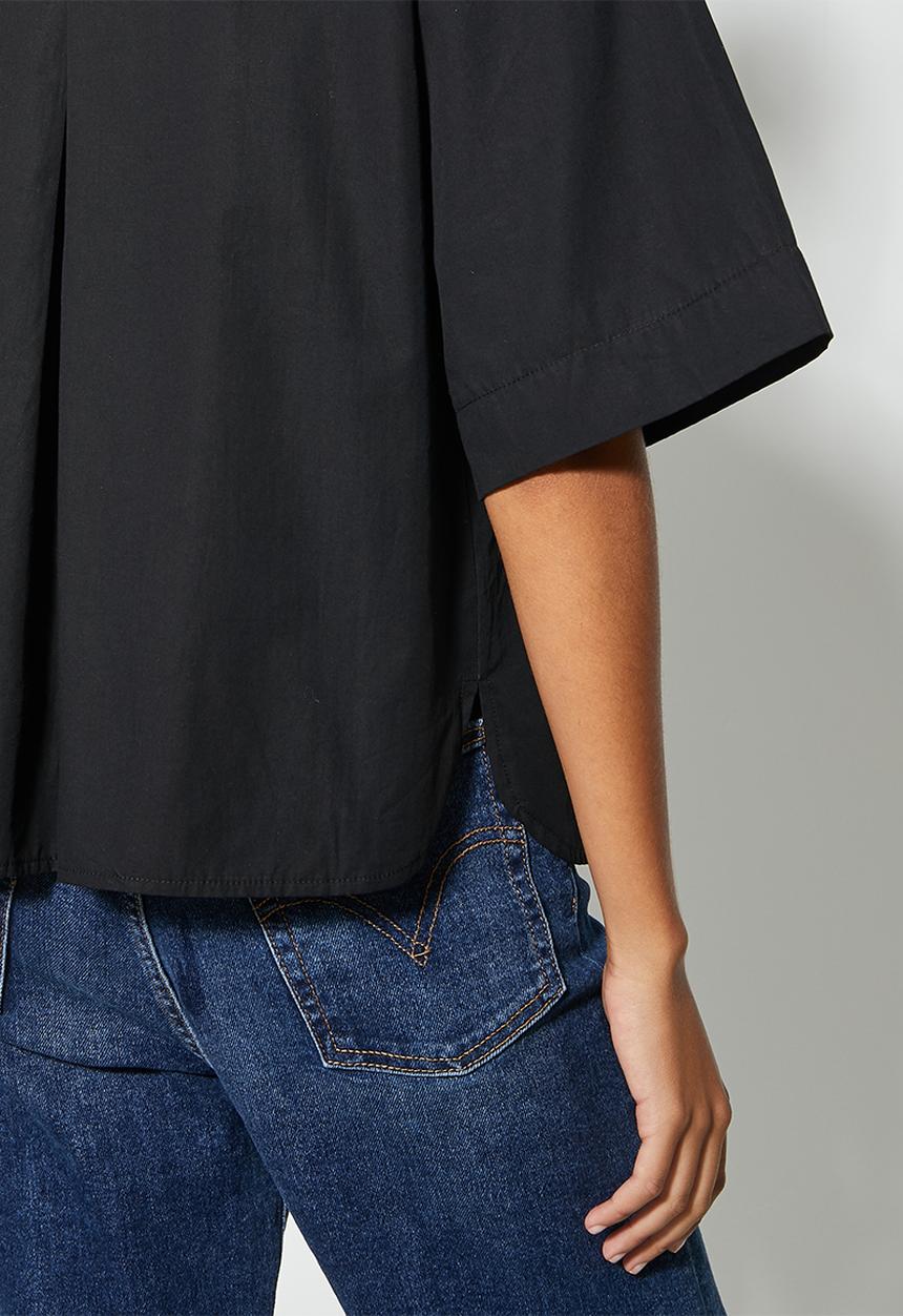 Superbalist - Short sleeve relaxed shirt - black