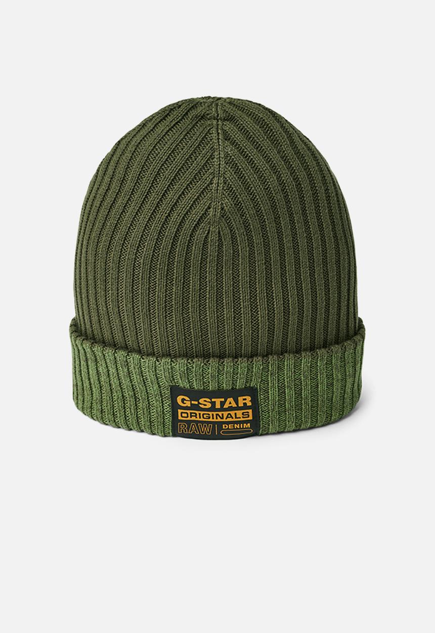 G-STAR - Vaan reversible beanie - green