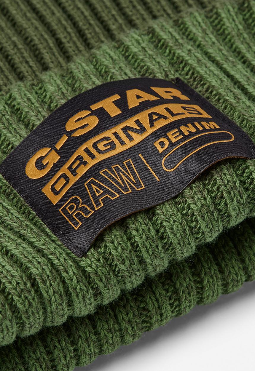 G-STAR - Vaan reversible beanie - green