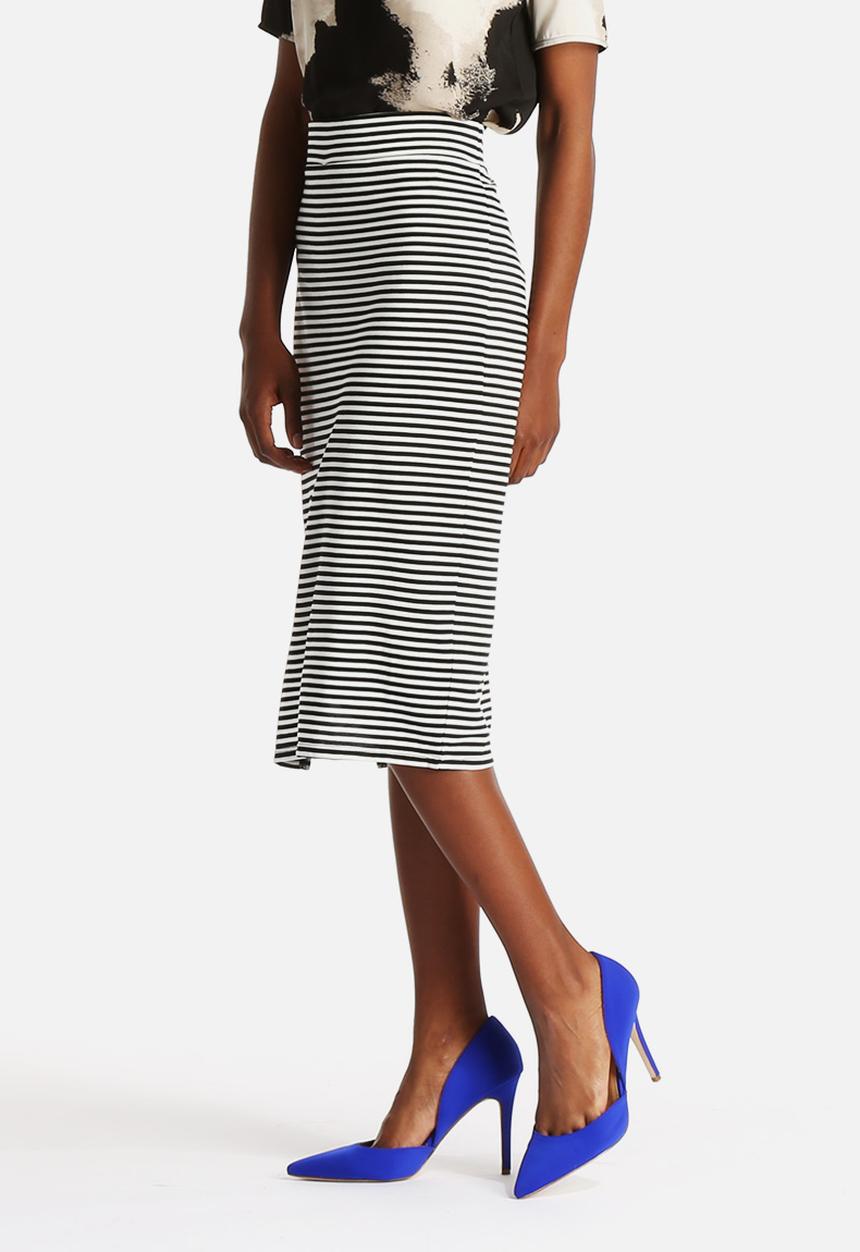 ONLY - Therese Knee Stripe Skirt