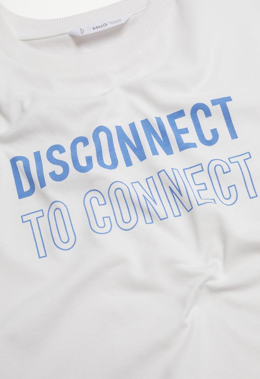 MANGO - T -shirt Laura - white