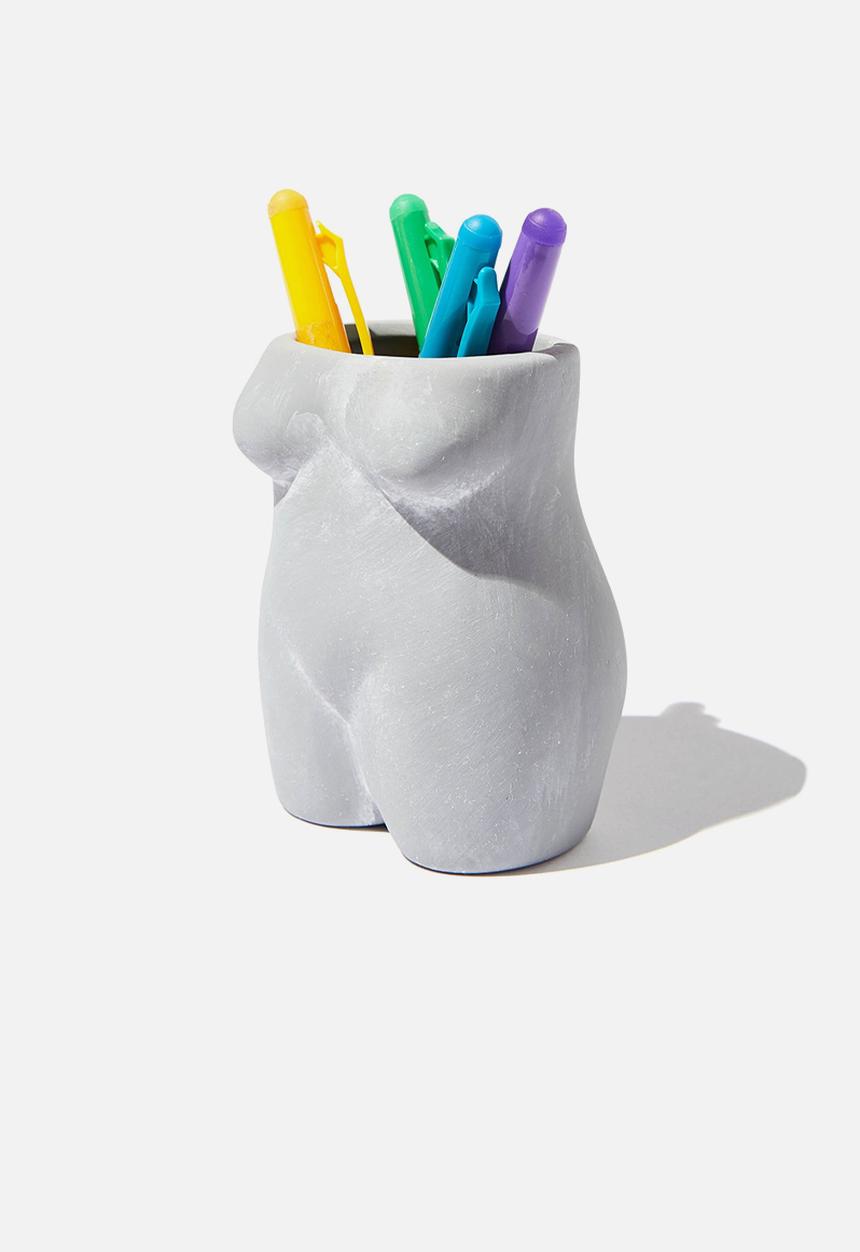 Typo - Pen holder-cement female