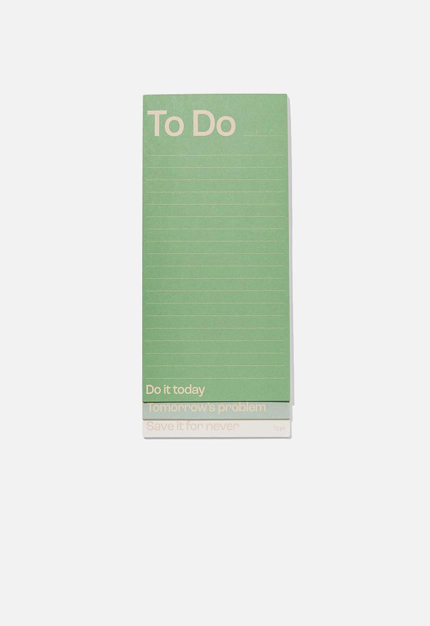 Typo - Magnetic make a list-green to do
