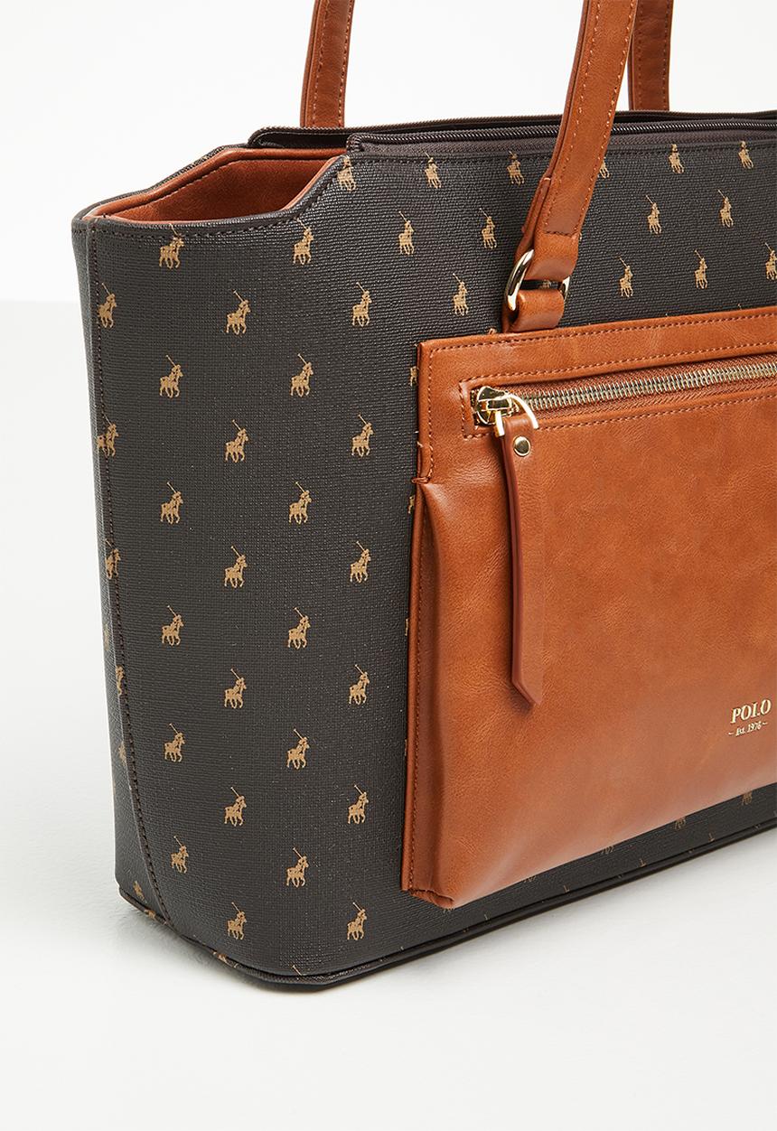 POLO - Polo tote - brown