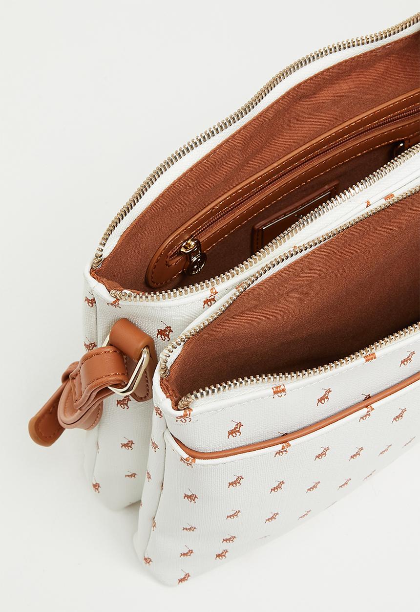 POLO - Iconic double sling - white