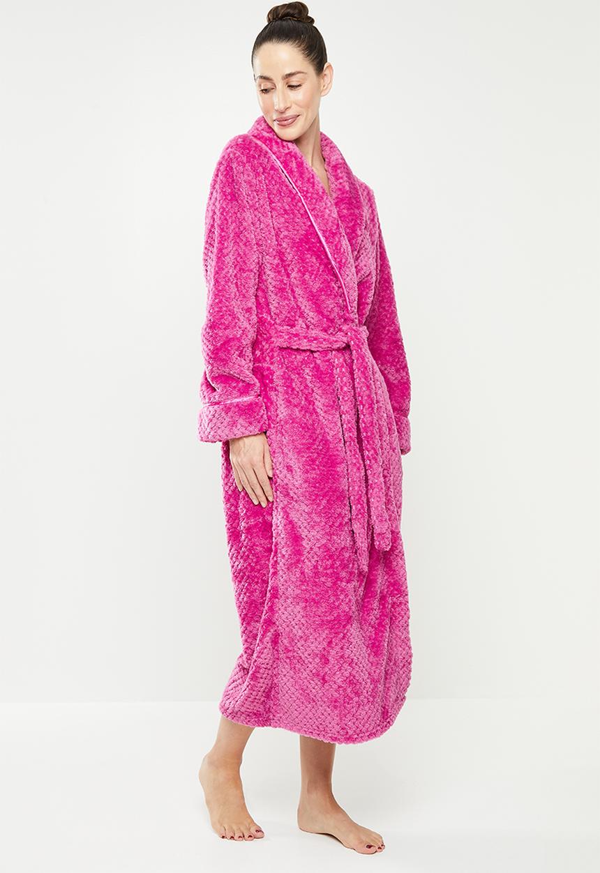 dailyfriday - Plush robe - pink