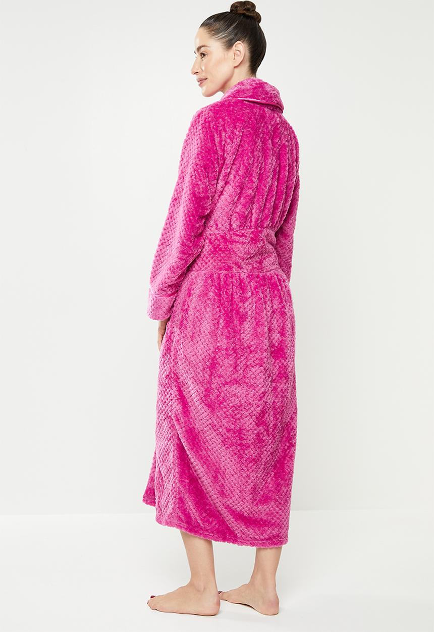 dailyfriday - Plush robe - pink