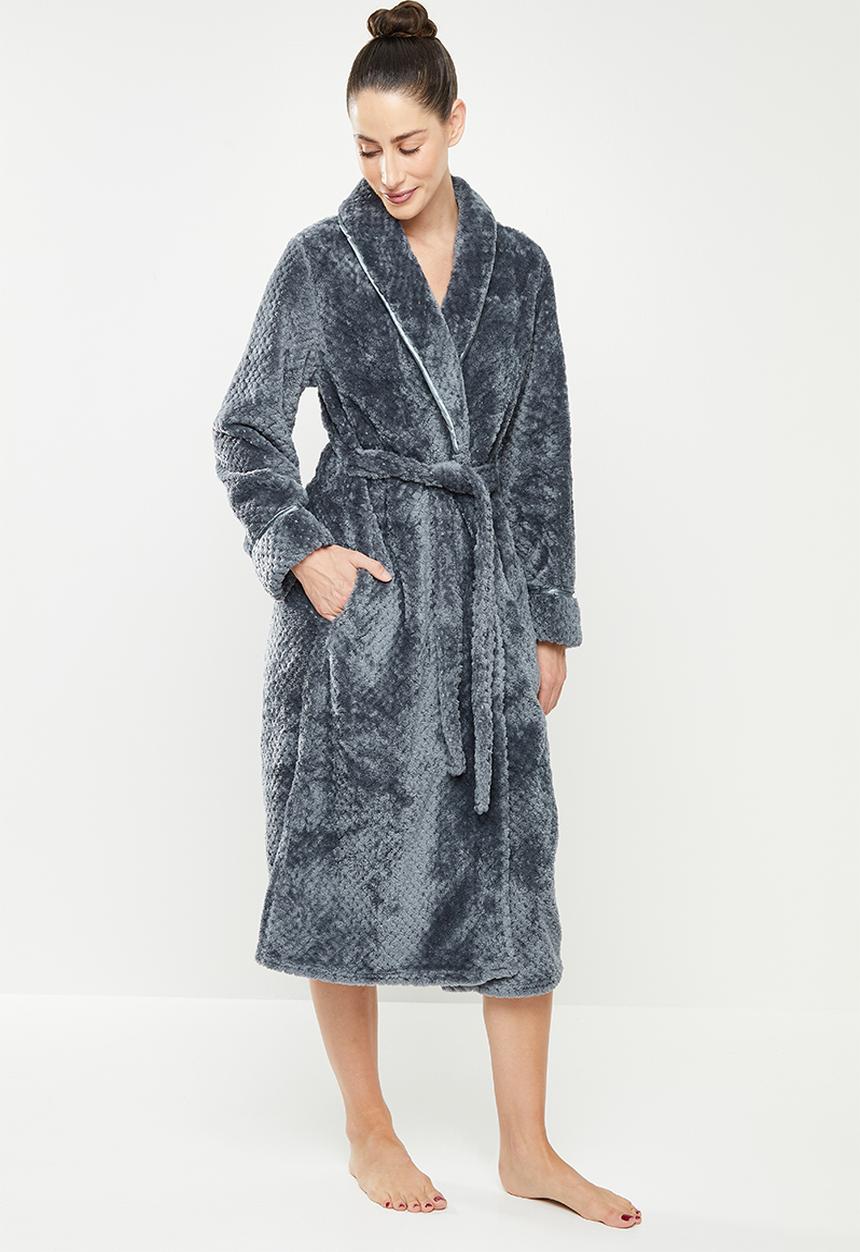 dailyfriday - Plush robe - dark grey