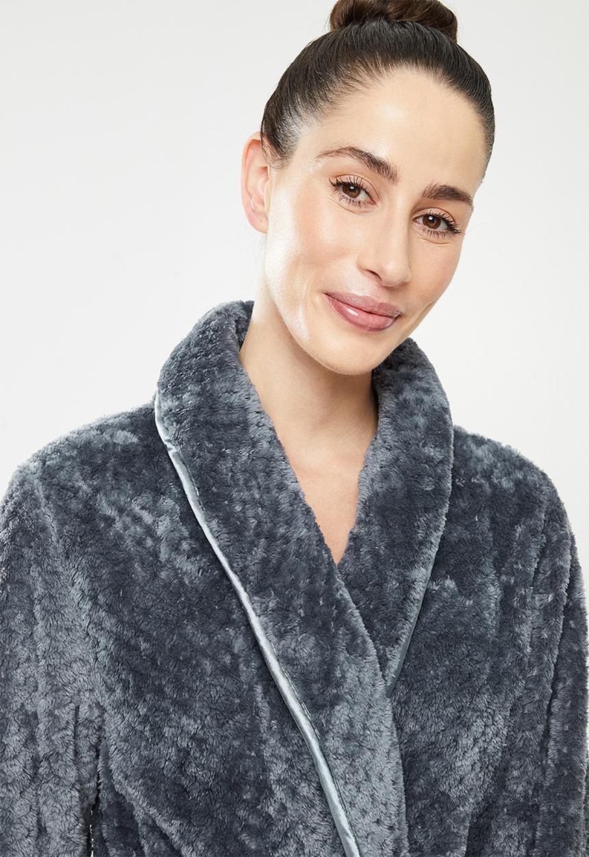 dailyfriday - Plush robe - dark grey