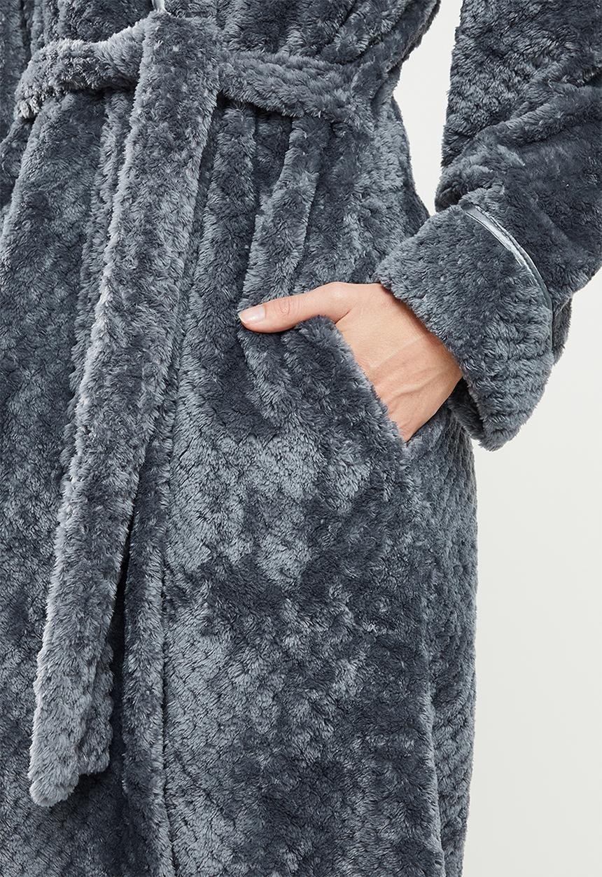 dailyfriday - Plush robe - dark grey