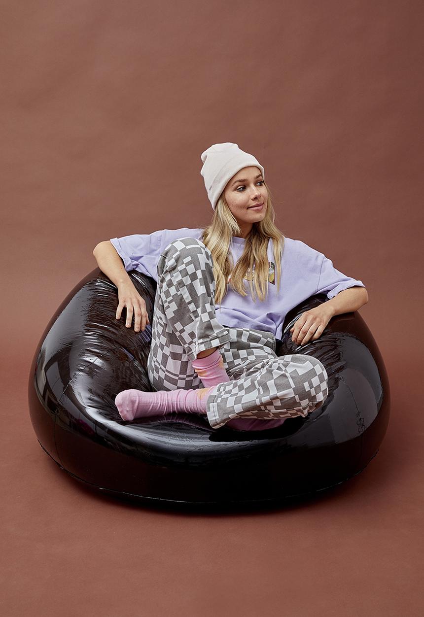 Typo - Inflatable lounge chair - black