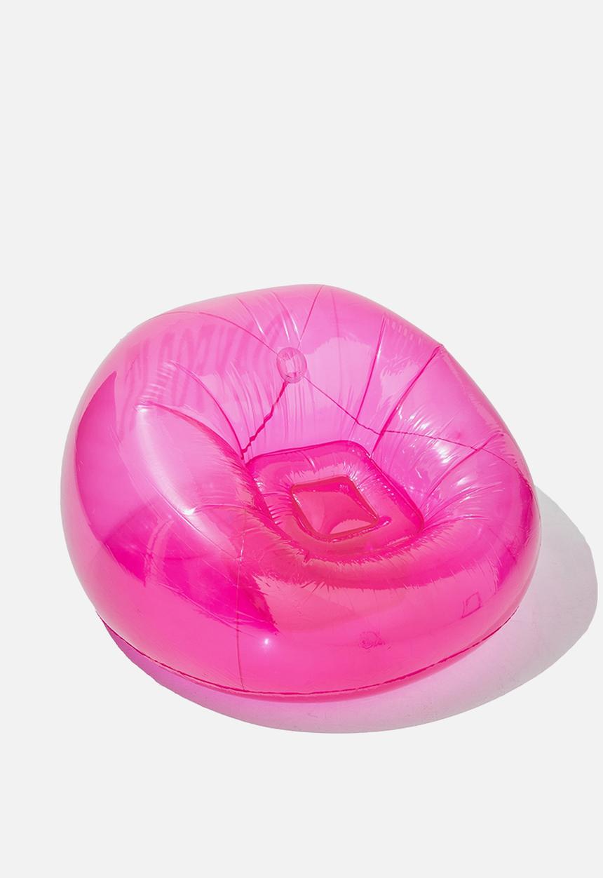 Typo - Inflatable lounge chair - magenta