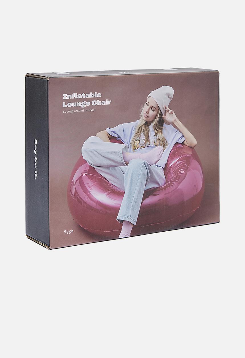 Typo - Inflatable lounge chair - magenta