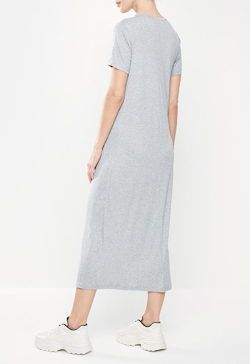 Superbalist - Maternity nursing tee dress - grey
