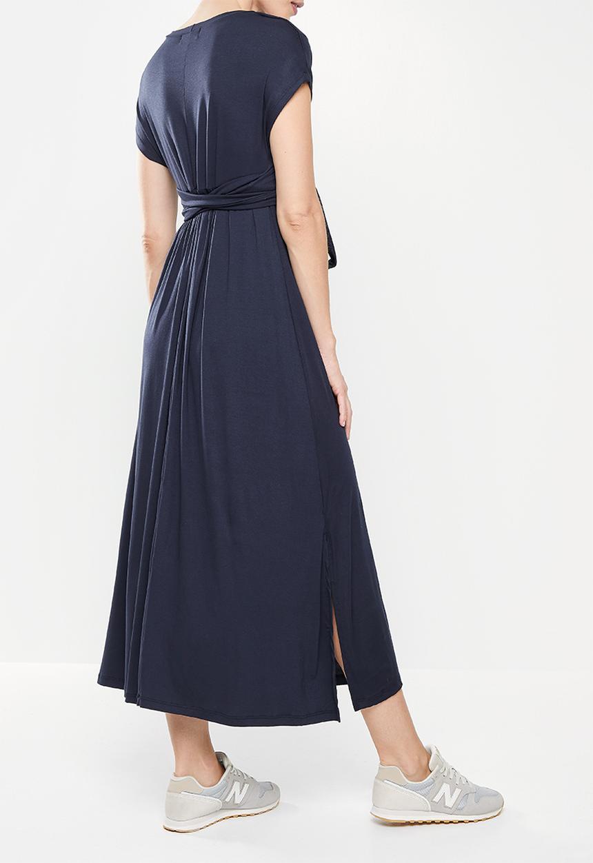 Superbalist - Front tie maternity dress - navy