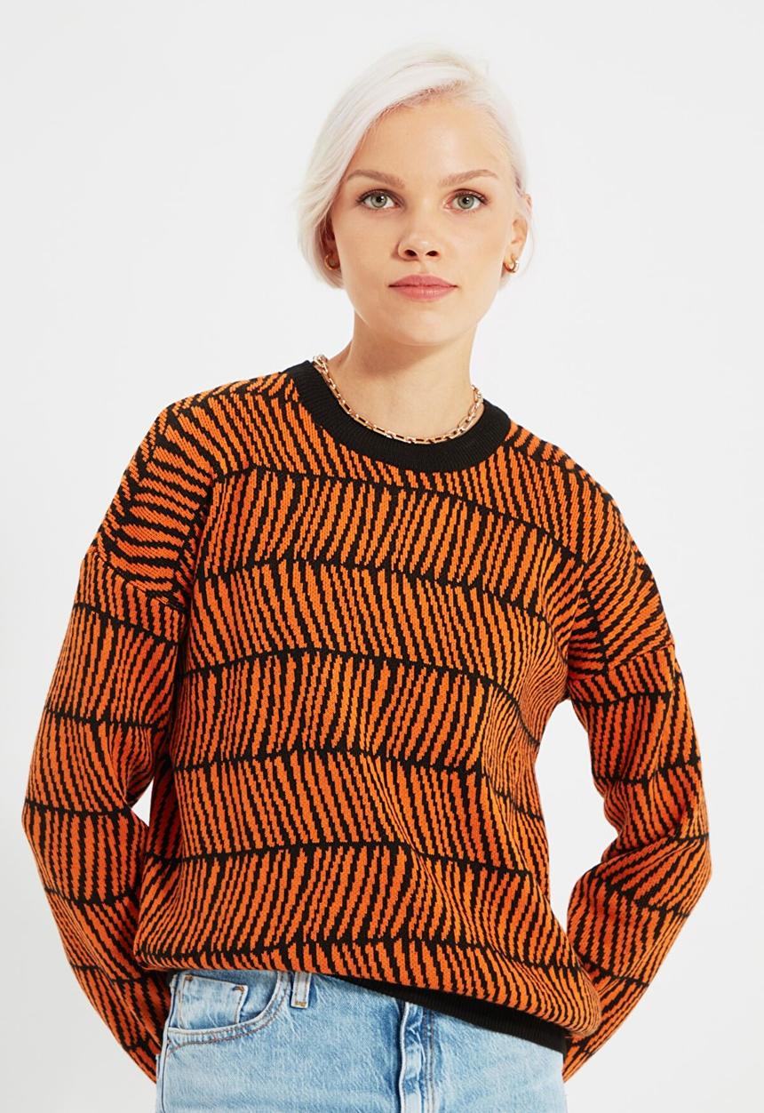 Trendyol - Knit sweater - orange