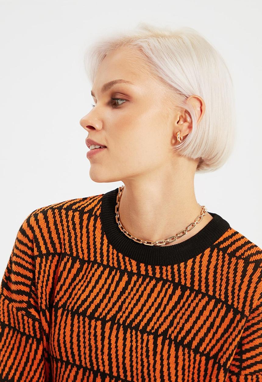 Trendyol - Knit sweater - orange