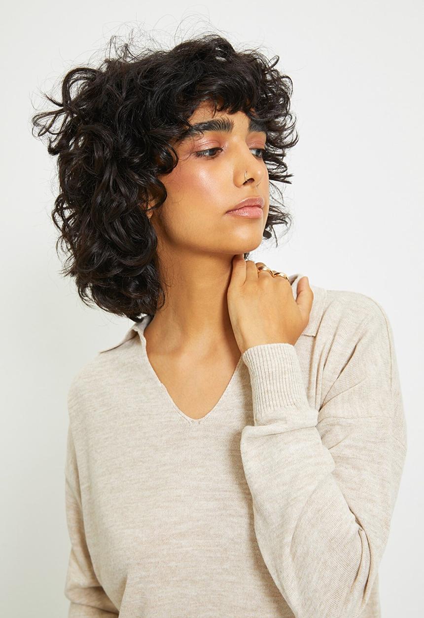 Trendyol - Polo collar knitwear bottom & top - beige