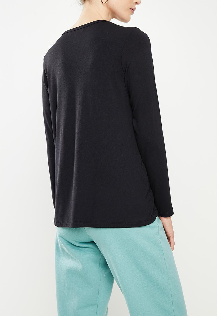 Superbalist - 2 pack ls maternity tee - black & white