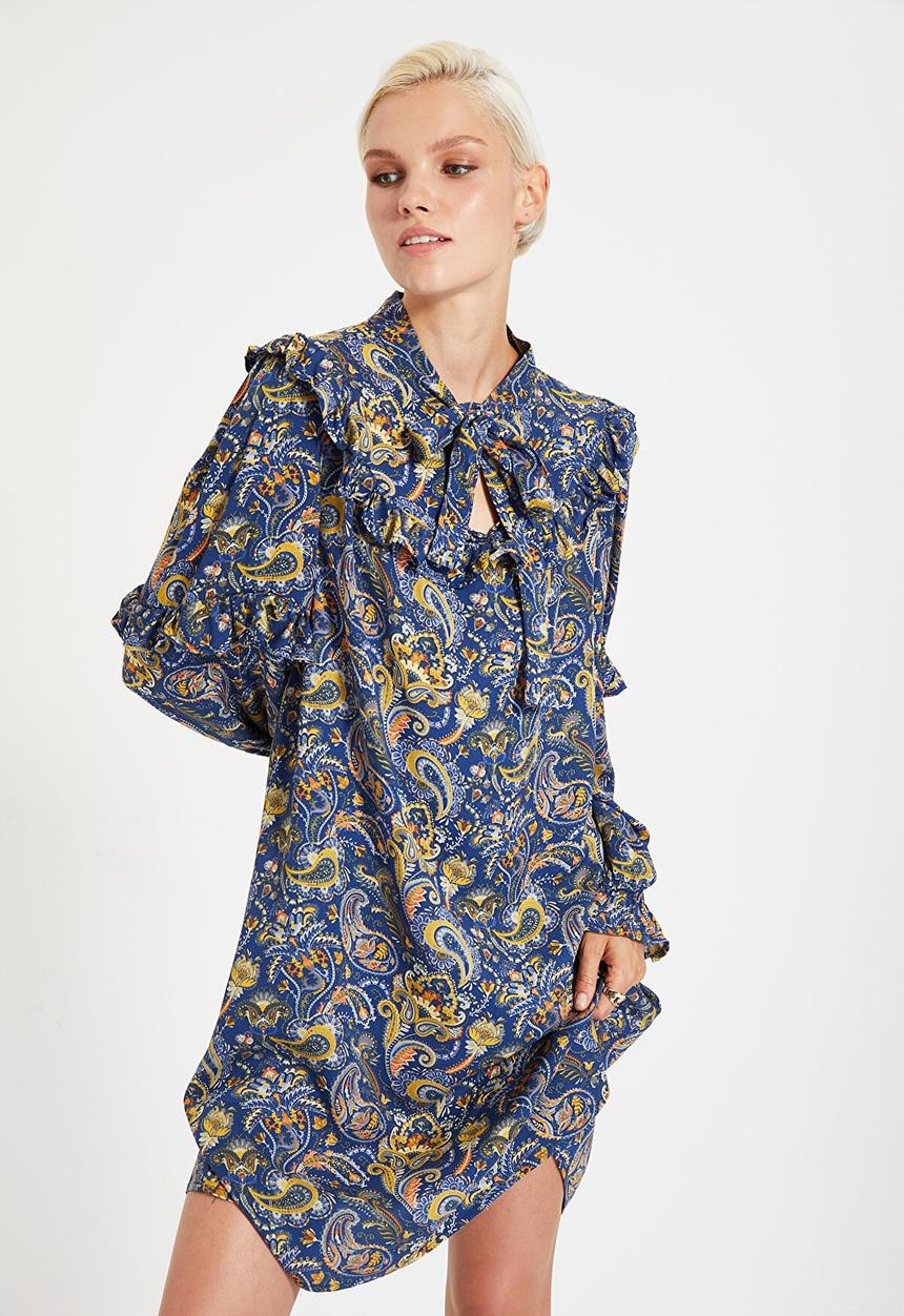 Trendyol - Patterned flow dress - multi