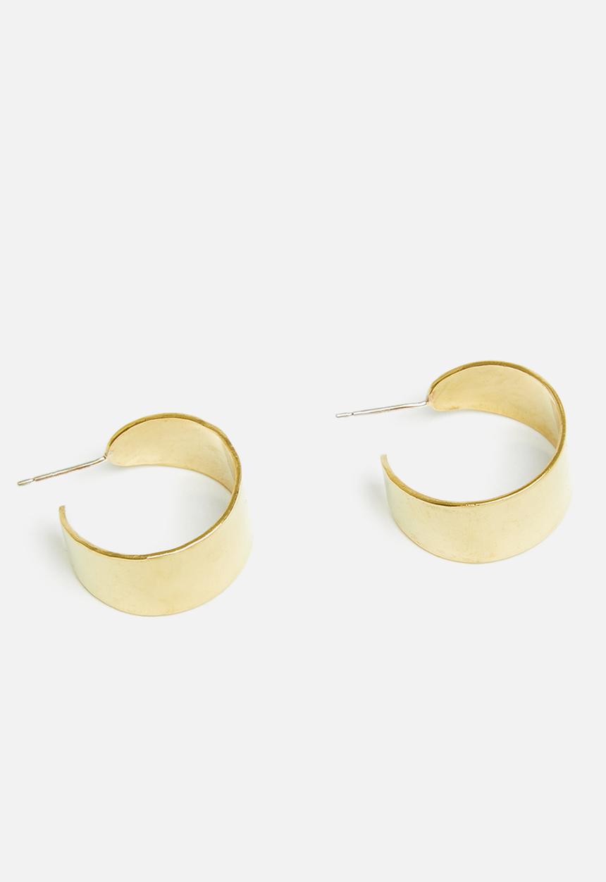 Matter of Fakt - Kai hoop earrings - brass