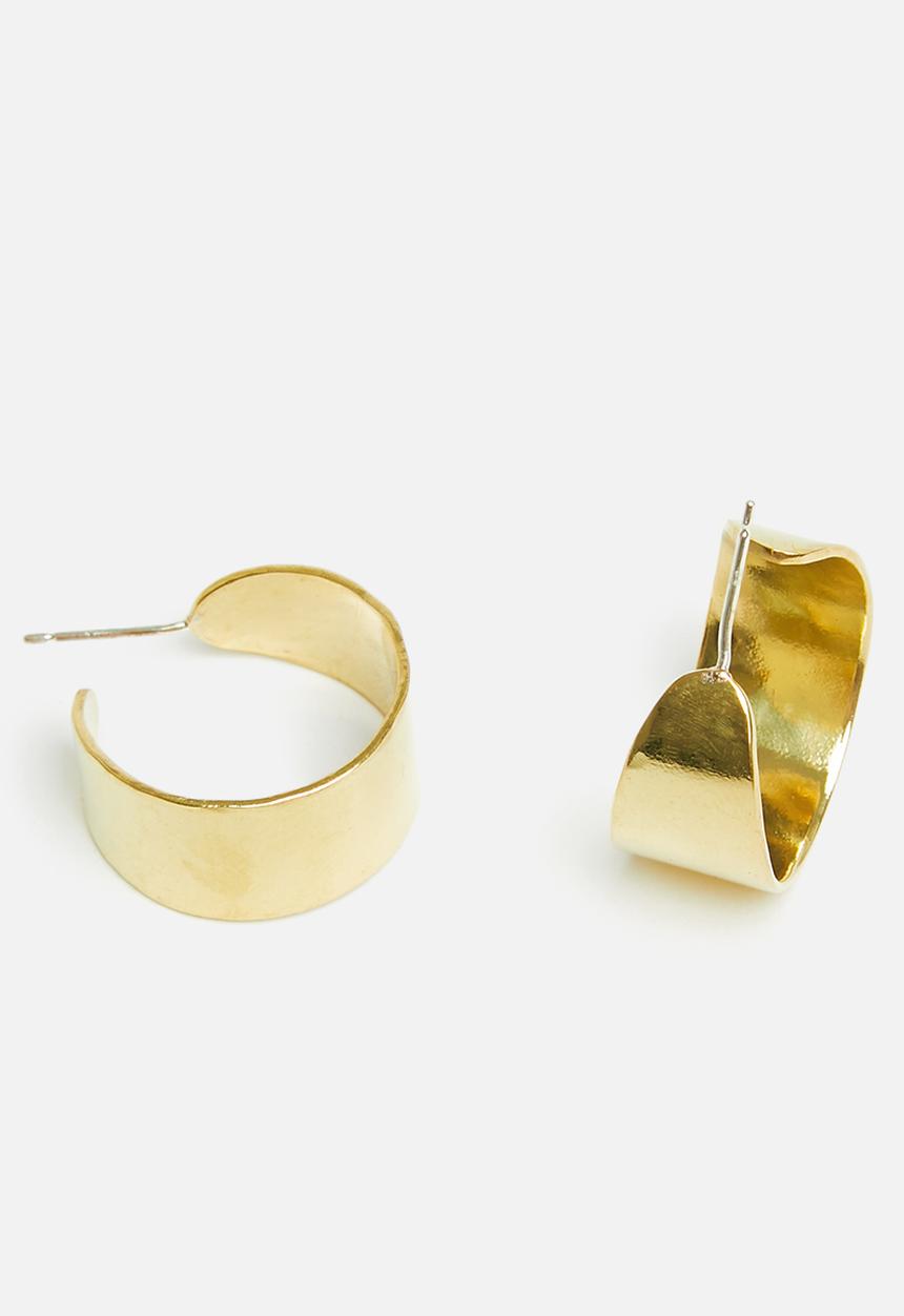 Matter of Fakt - Kai hoop earrings - brass