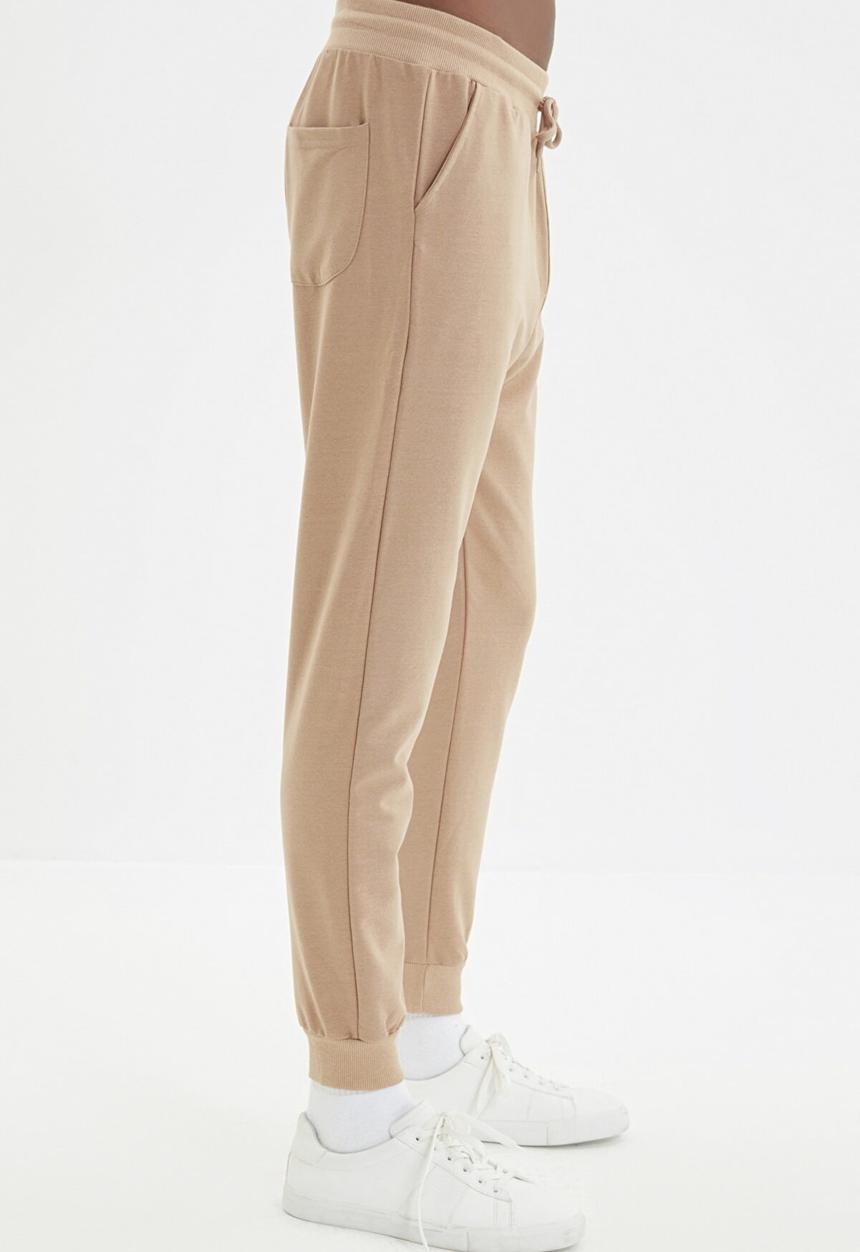 Trendyol - Basic regular fit sweatpants - stone