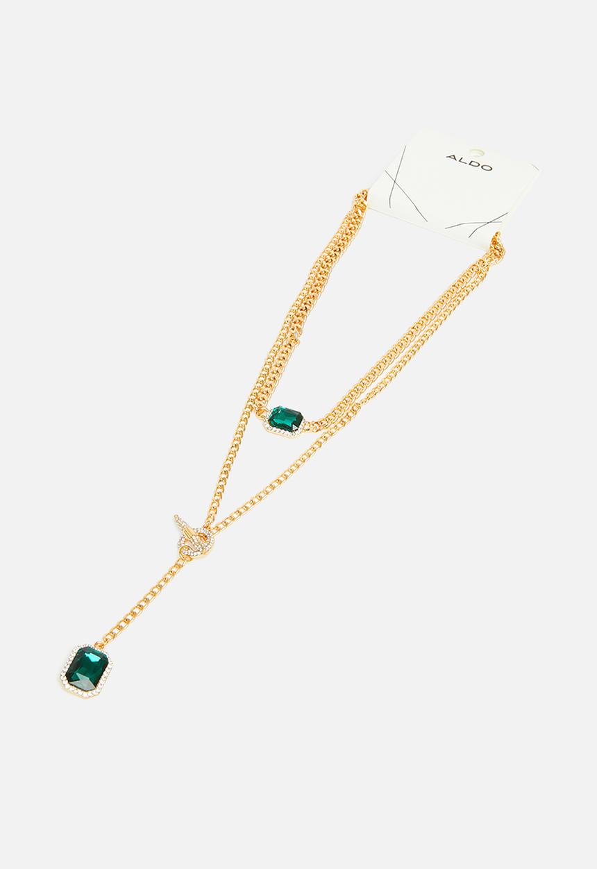 ALDO - Jereras - dark green & gold 