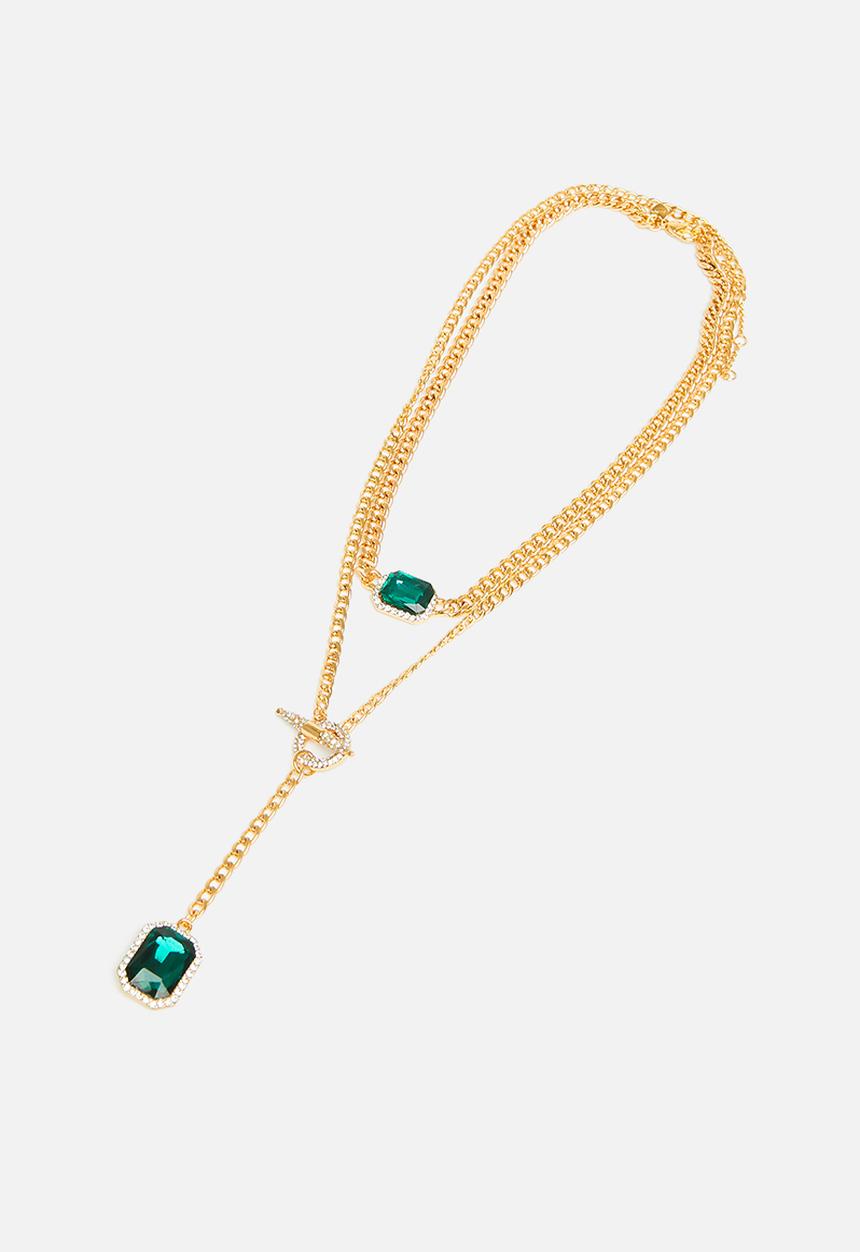 ALDO - Jereras - dark green & gold 