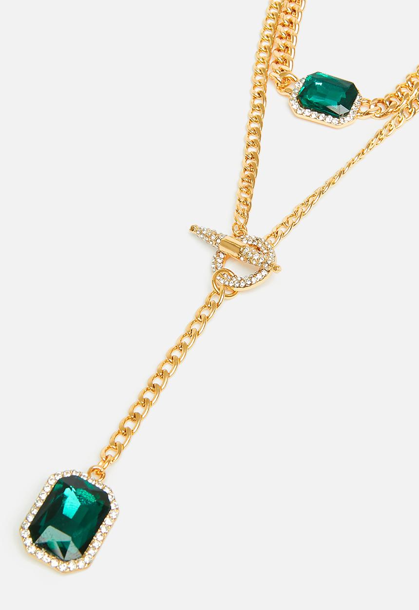 ALDO - Jereras - dark green & gold 