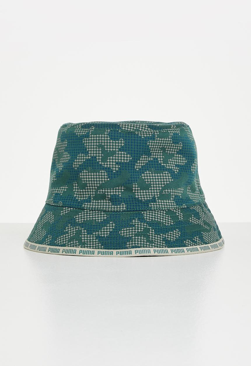 PUMA - Core reversible bucket - spray green/aop