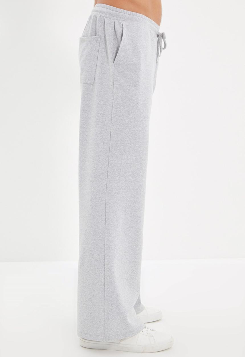 Trendyol - Gordon relaxed fit wide leg sweatpants - grey