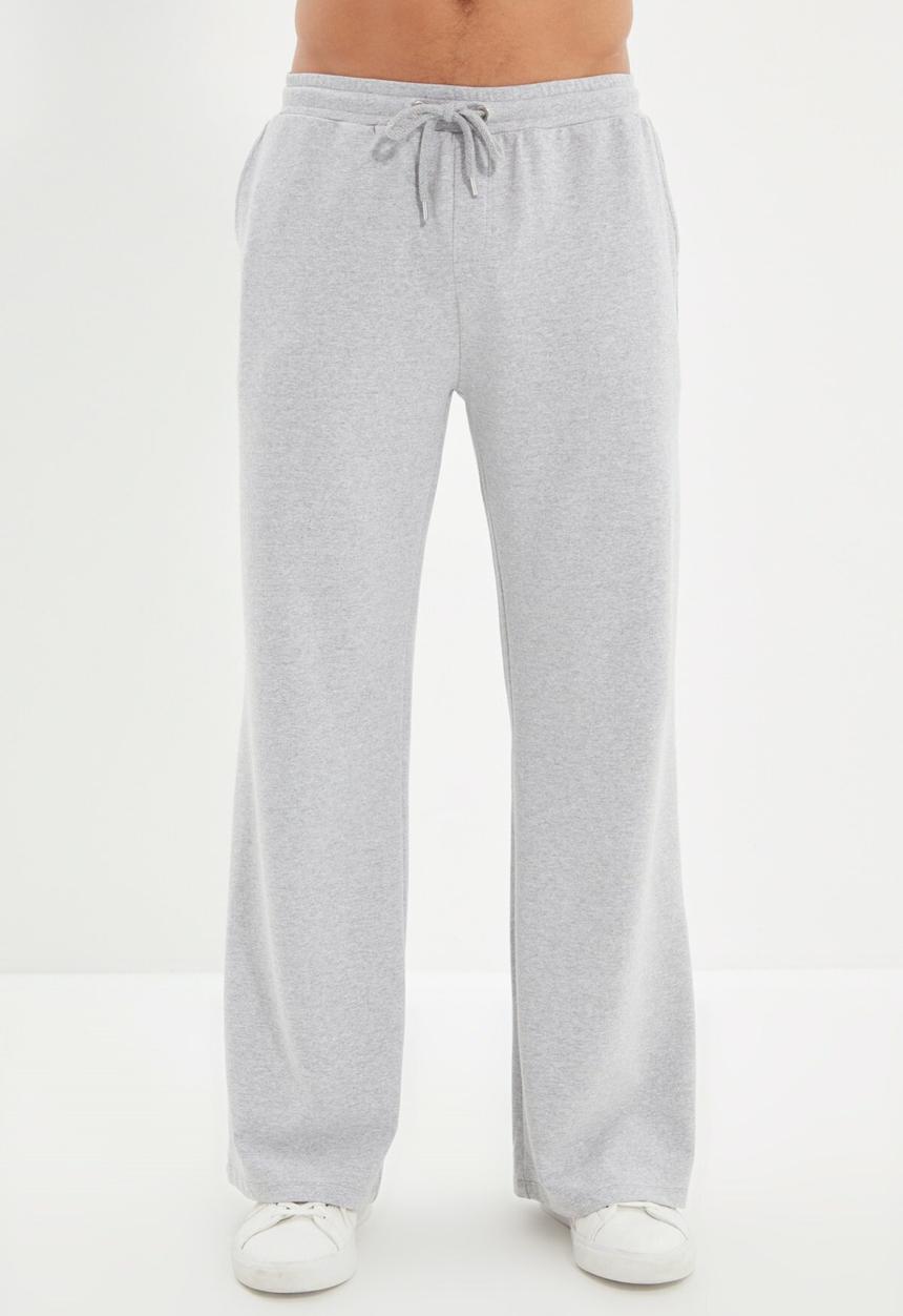 Trendyol - Gordon relaxed fit wide leg sweatpants - grey