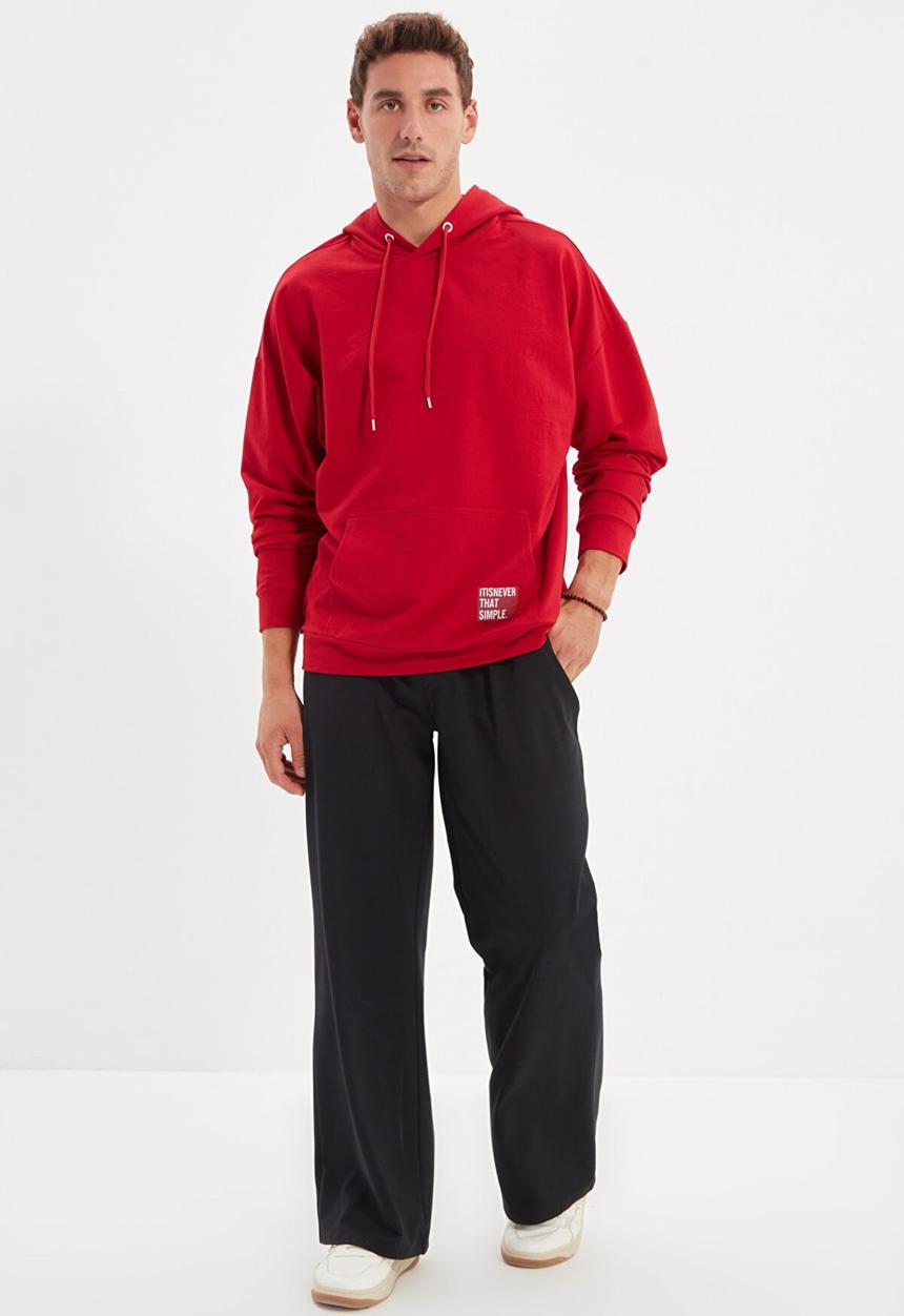 Trendyol - Gordon relaxed fit wide leg sweatpants - black